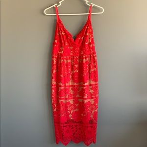 For love and lemons midi lace dress